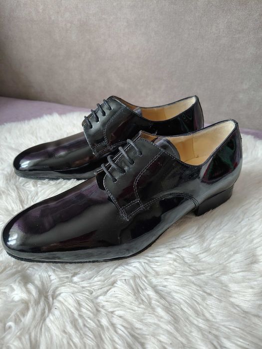 Туфлі танцювальні чоловічі 43,туфлі латина,туфлі танго,туфлі лак танці