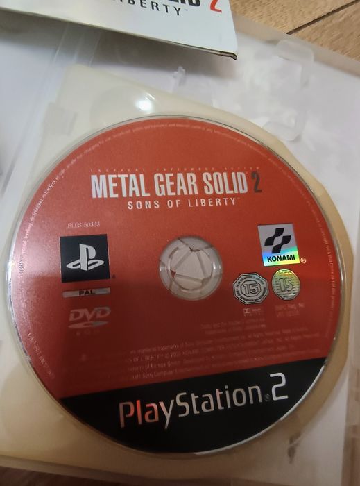 Metal Gear Solid 2 Sons Of Liberty PS2