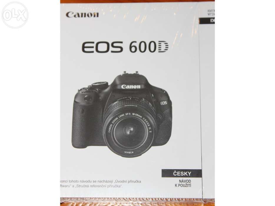 Manual canon eos 600d em checo (návod k použití)