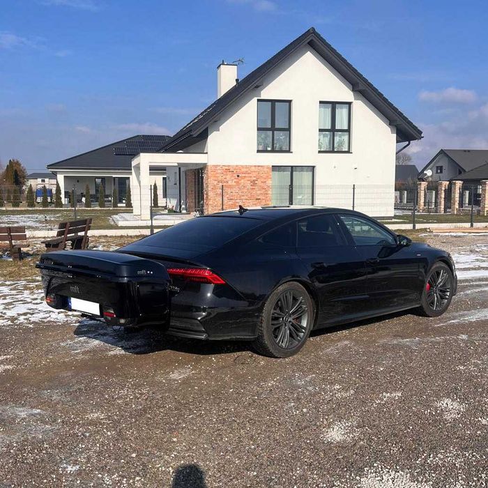 Box bagażowy na hak Box dachowy MFT Thule Kufer Box na narty snowboard