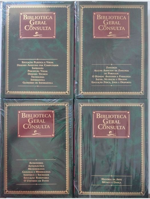 14 livros novos da Biblioteca Geral de Consulta nas caixas originais