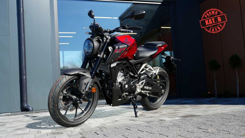 HONDA CB125R kat. B - WYNAJEM - od 149 zł/doba, od 109 zł/4h