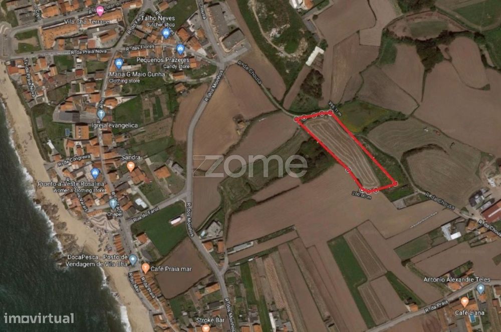 Terreno Urbanizável com 5090 M2 perto da praia Vila Chã