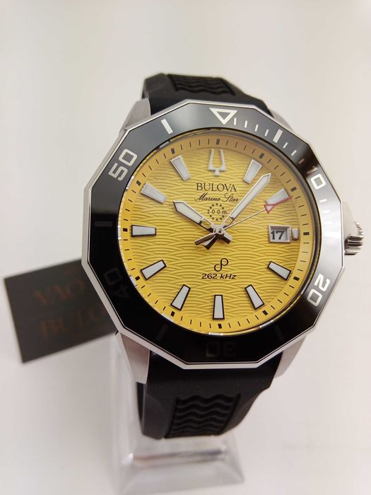 Bulova Precisionist Marine Star 96B431 точность колебаний 262 кГц, сапфир