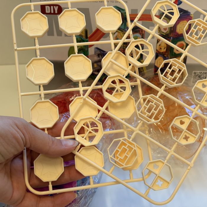 Magnetyczne klocki konstrukcyjne Marble Run DIY Magnetic Building Blocks