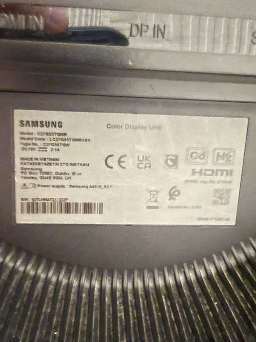 monitor Samsung Oddysey G5