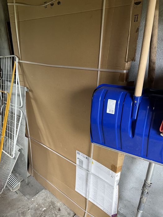 Ścianka prysznicowa Walk-In srebrna 120x195 cm