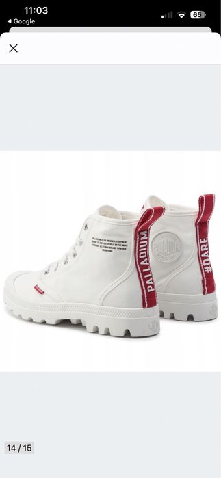 Buty Palladium Pampa Hi Dare Star White 37