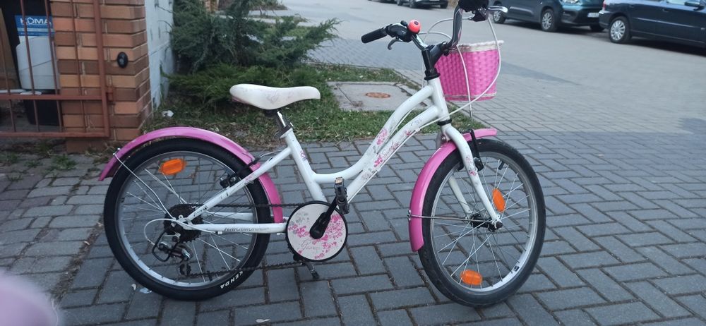 Rower koła 20 cali  dla dziewczynki