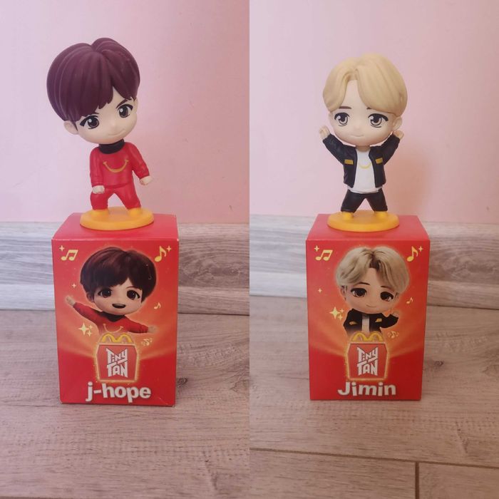 Іграшки BTS з макдональса