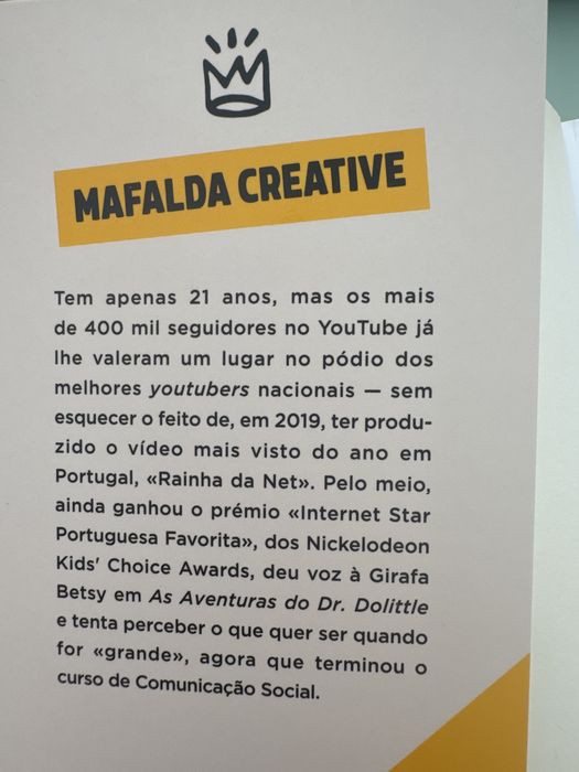 Mafalda Creative - livro para adolescentes