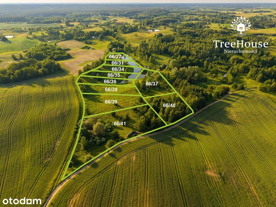 Działki z jeziorkiem – Siedliska k. Pasym Mazury