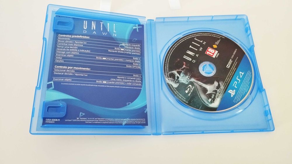 PS4 - Jogo Until Dawn