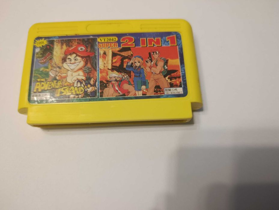 Gra Adventure island III/Cross fire. Pegasus/famicom/dendy.