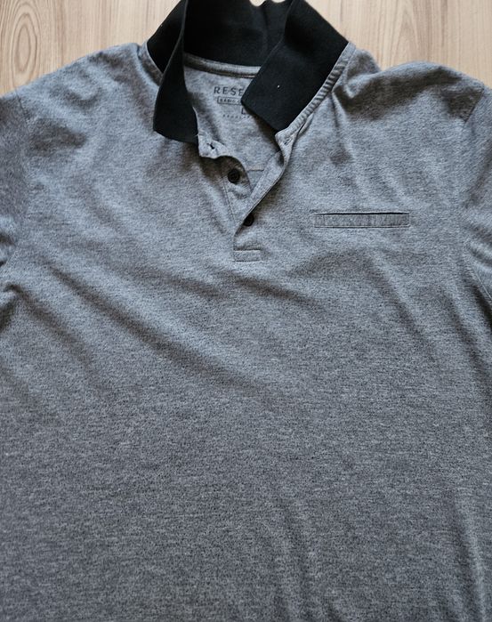 Polówka męska szara reserved