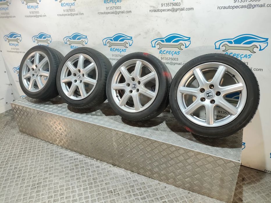 Conjunto Jantes 17 Originais Honda Civic 8 VIII FK 7J ET55 5x114,3J