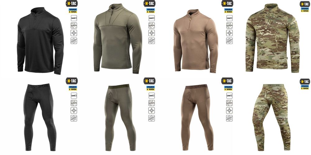 M-Tac термобілизна фліс Delta Level 2 вафелька (комплектом або окремо)
