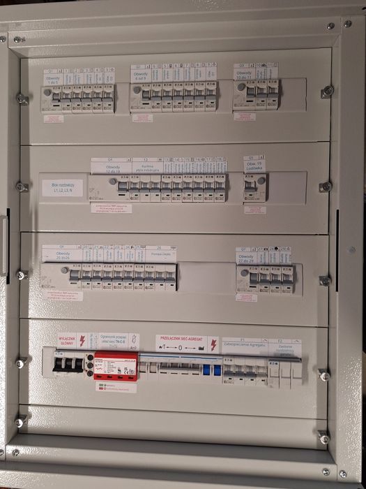 Elektryk, Instalacje elektryczne