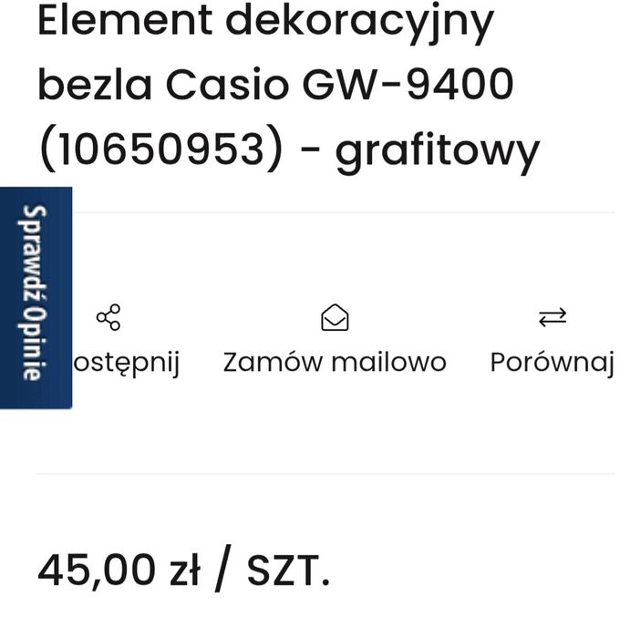 Casio g shock  części gw9400