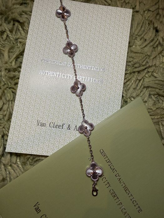 Srebrna bransoletka koniczynki