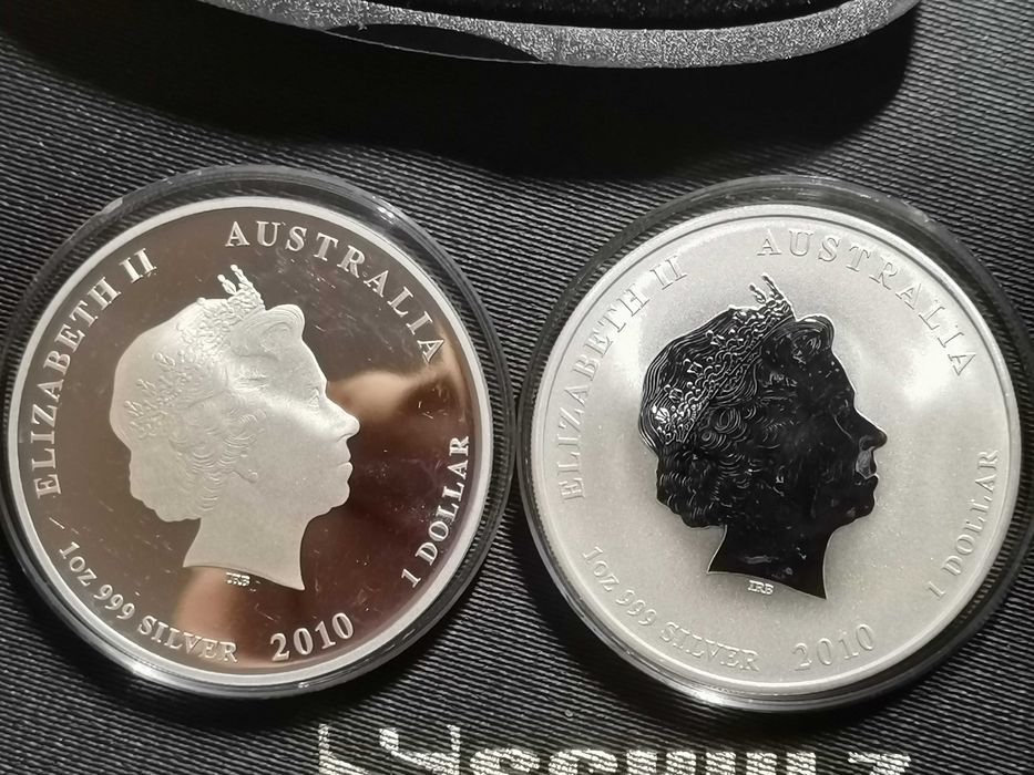 1 доллар серебро 0.999 Австралиягод тигра 2010