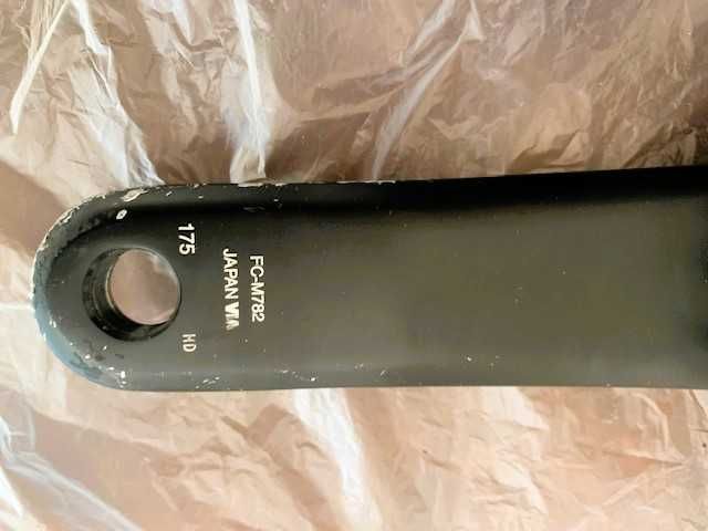 Discos Shimano SM-RT30 e Pedaleira Shimano XT - Usados