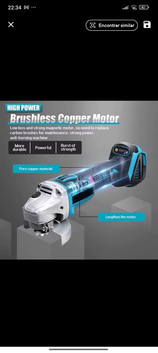 Rebarbadora a bataria/TOP