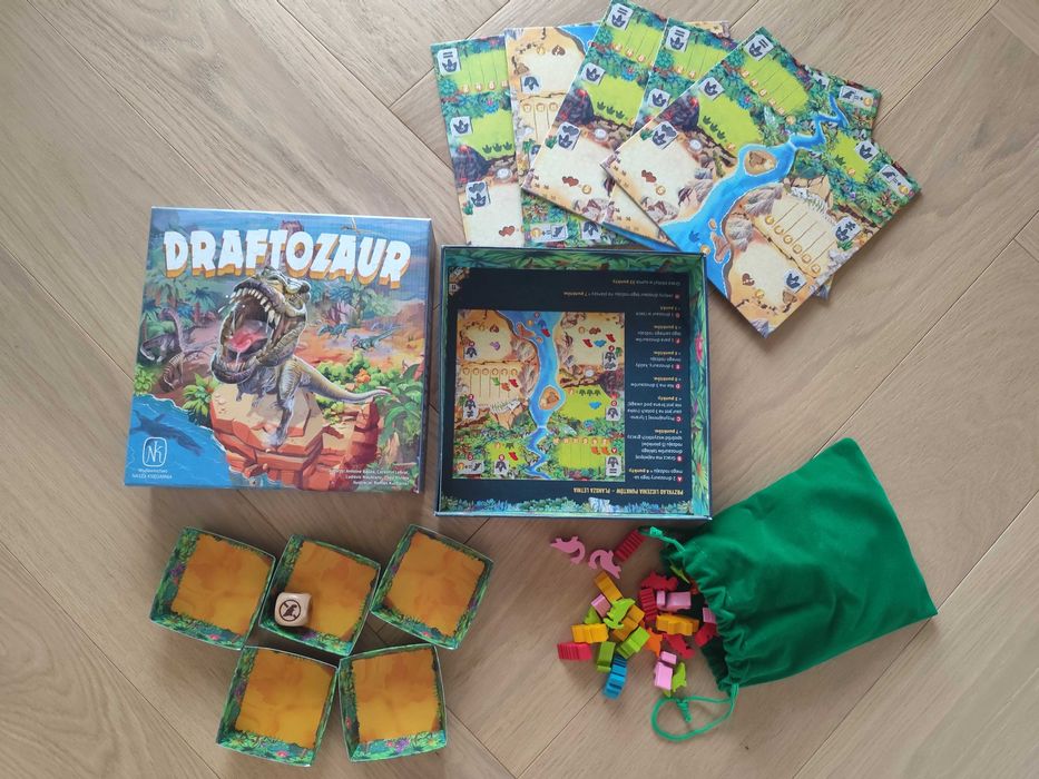 Draftozaur gra planszowa Nasza Księgarnia