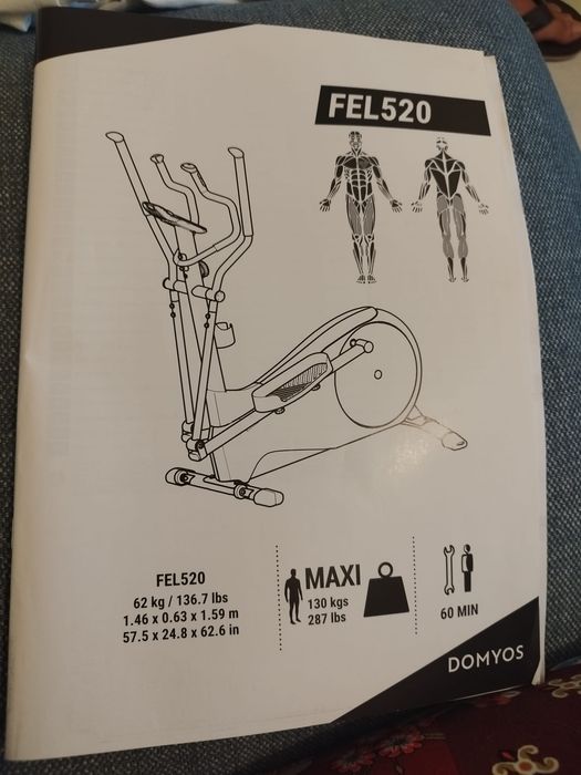 Elítica Domyos FEL520 / C3.0 - Como Nova!