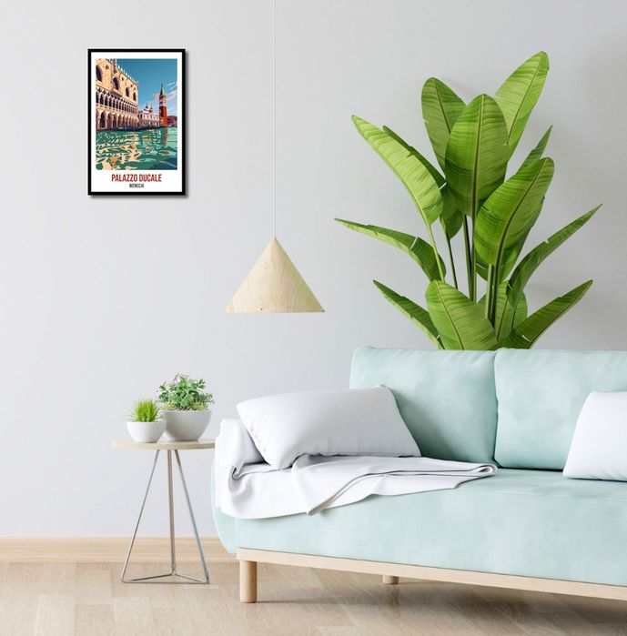 Plakat 30x45cm Palazzo Ducale