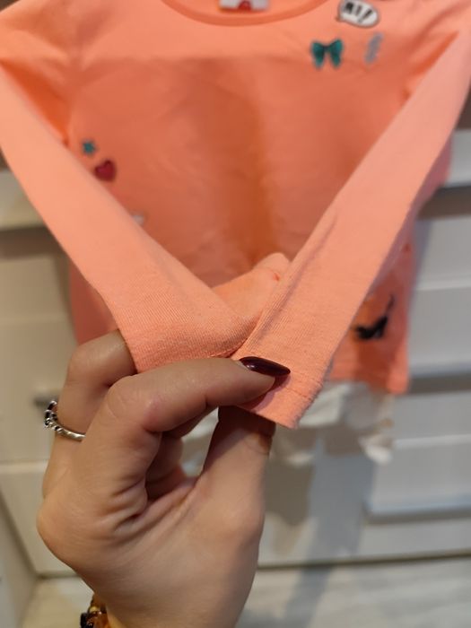 Paka zestaw ubrań dla dziewczynki 128 134 bluzki