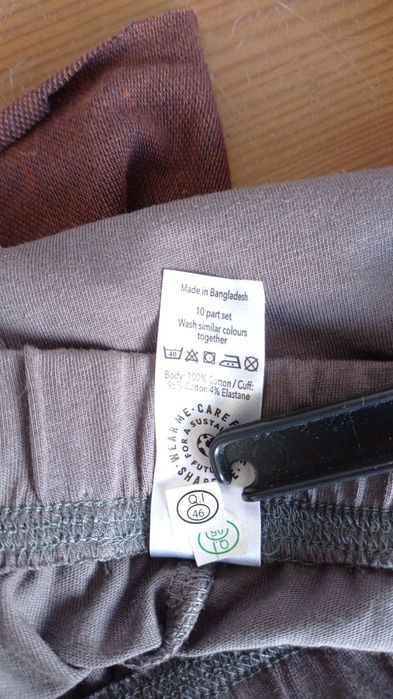 Штанишки george серо-коричневые, бирюзовые на 7-8 лет рост 122-128 см