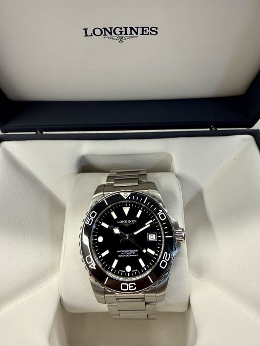 Longines Hydroconquest RESERVADO    39 mm preto