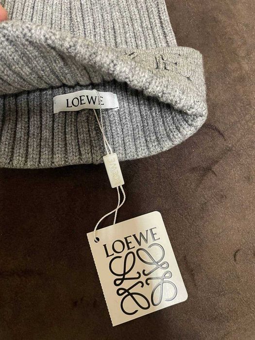 Шапка Loewe Сіра Жіноча шапка зимова