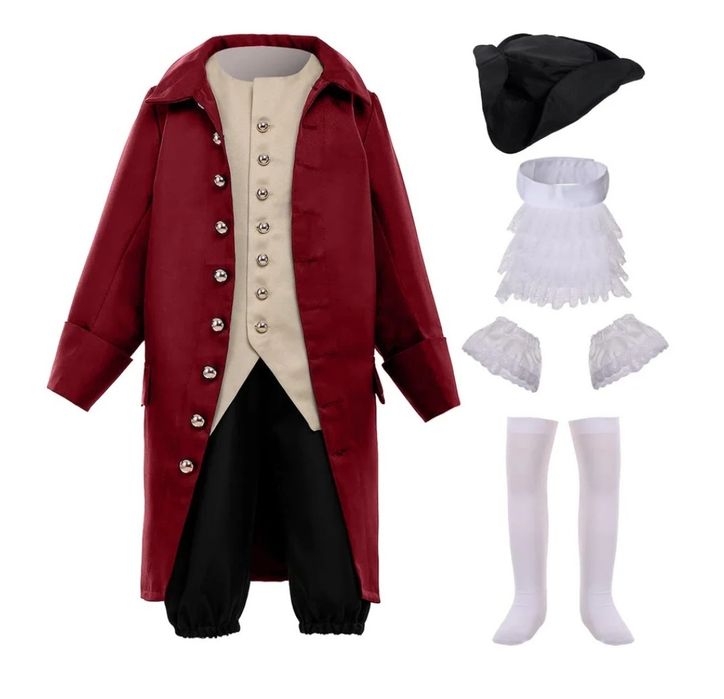 BPURB Kids Boys Steampunk wiktoriański arystokrata kostiumy średniowie