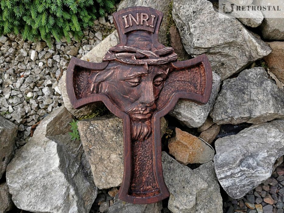 Płaskorzeźba Jezus ukrzyżowany prezent 50 cm
