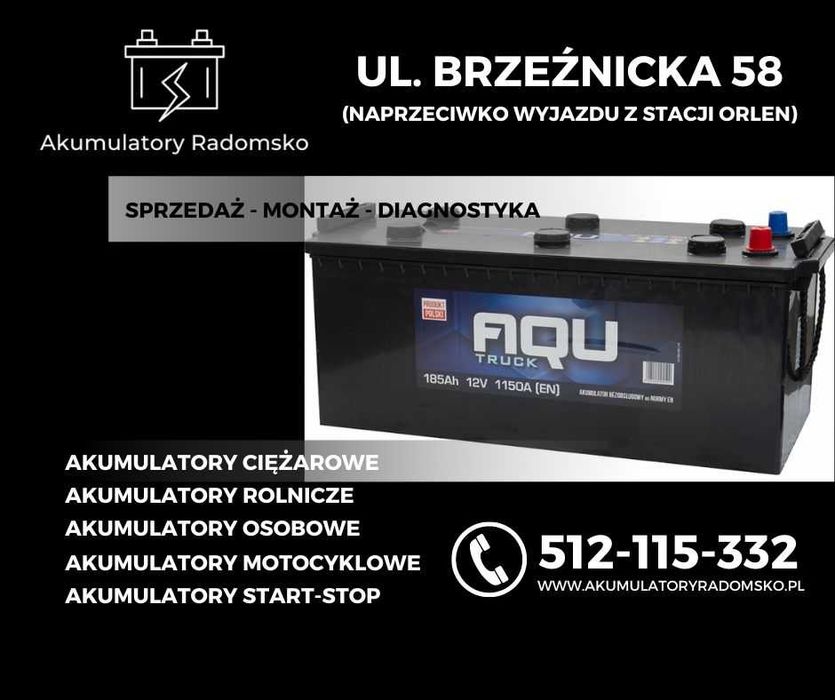 GC 12V/12AH Akumulator Przemysłowy - Sklep Brzeźnicka 58