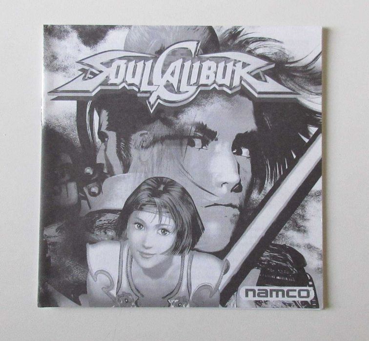 DREAMCAST - Manual Do Jogo Soul Calibur