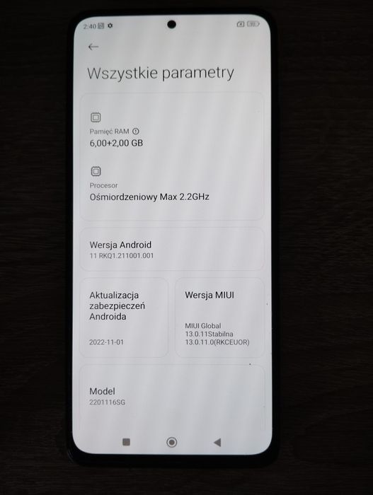 Xiaomi Redmi Note 11 Pro