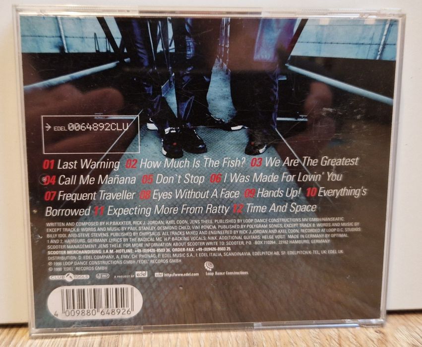Scooter - No time to chill CD, limitowana edycja z plakatem