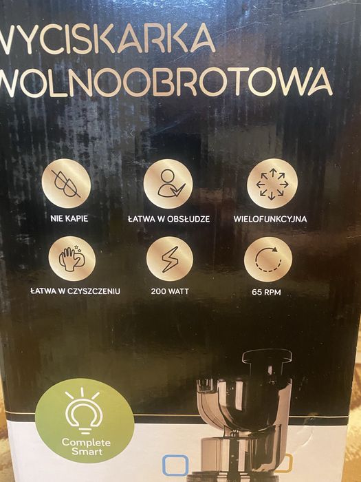 Wolnoobrotowa wyciskarka