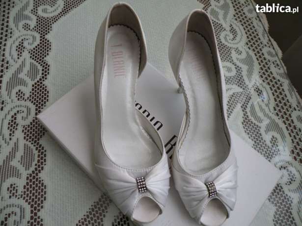 Buty Ślubne materiałowe