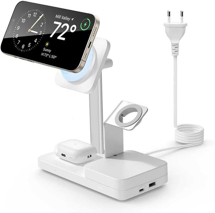 stacja ładująca 5w1 esr 65w do iphone biała