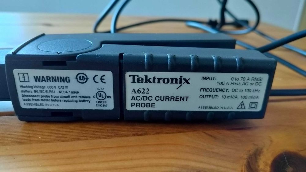 sonda/pinça de corrente para osciloscópio Tektronix A622