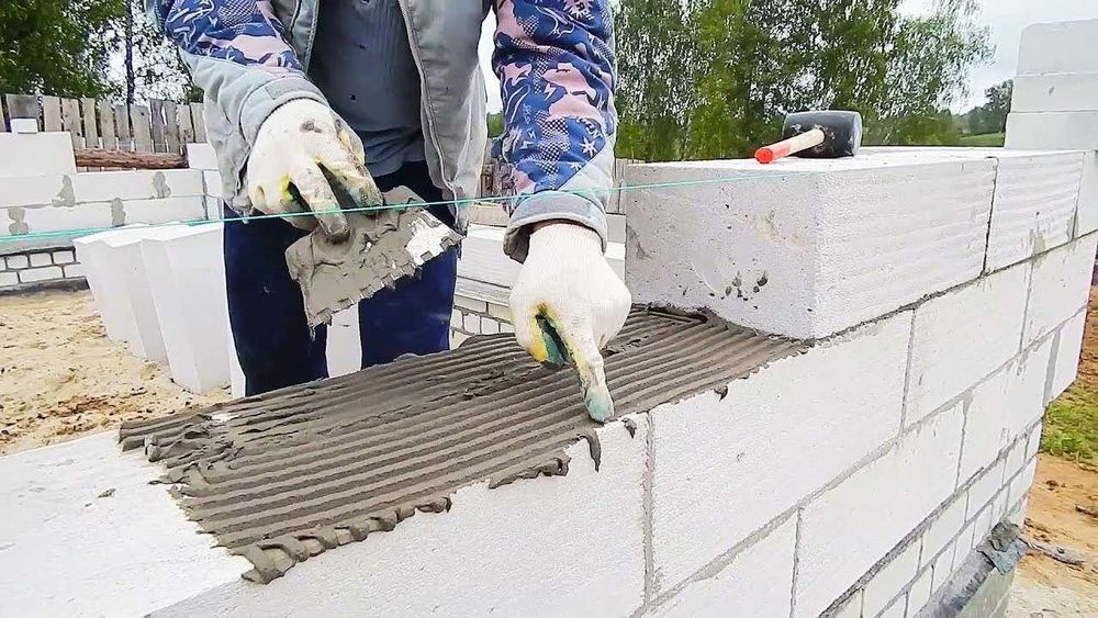 газосилікатні блоки.