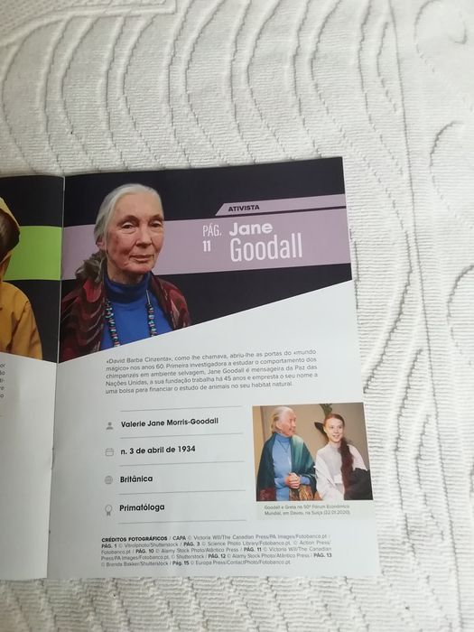 Fascículo n°2  de "30 figuras inspiradoras do nosso tempo", novo