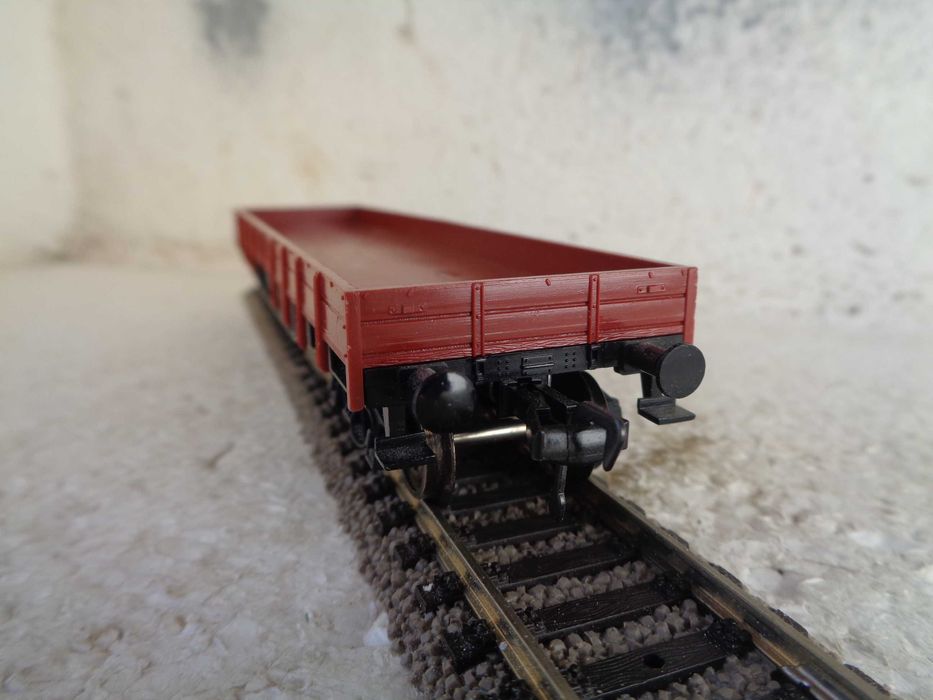 1:87 Fleischmann Vagão mercadorias caixa aberta comboio
