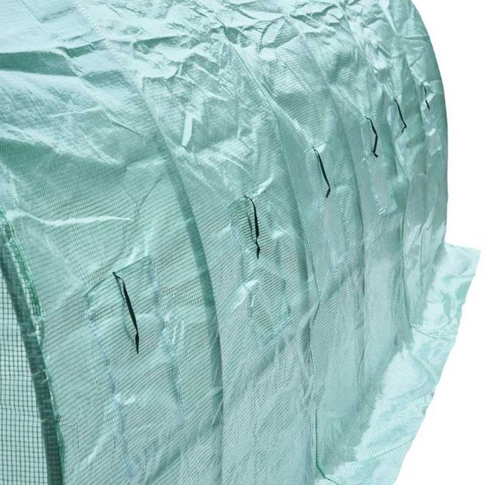 Estufa 6x3x2m plástico de 180g e 7 arcos - envio à cobrança