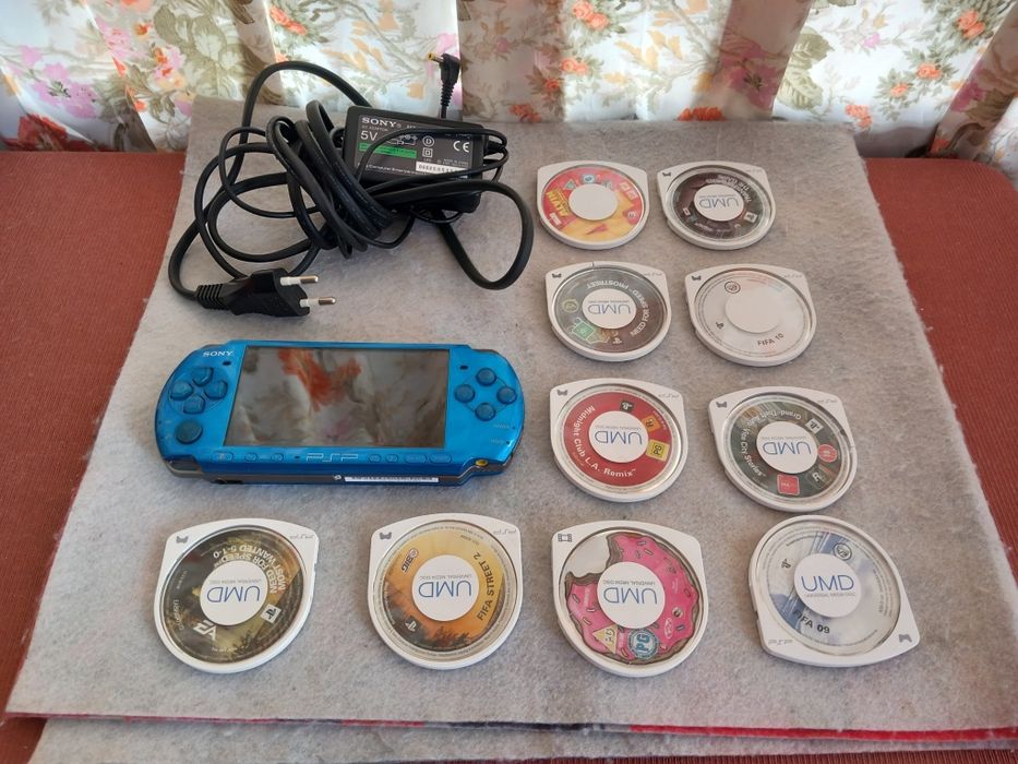 Consola psp Sony com jogos