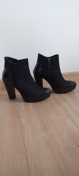 Botki ocieplane na słupku "Maciejka "r 40